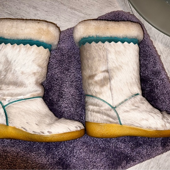 Dival Alphine “Alessia” Boots-Goat fur-merino wool interior-women 39(8)-Italy - Picture 7 of 14